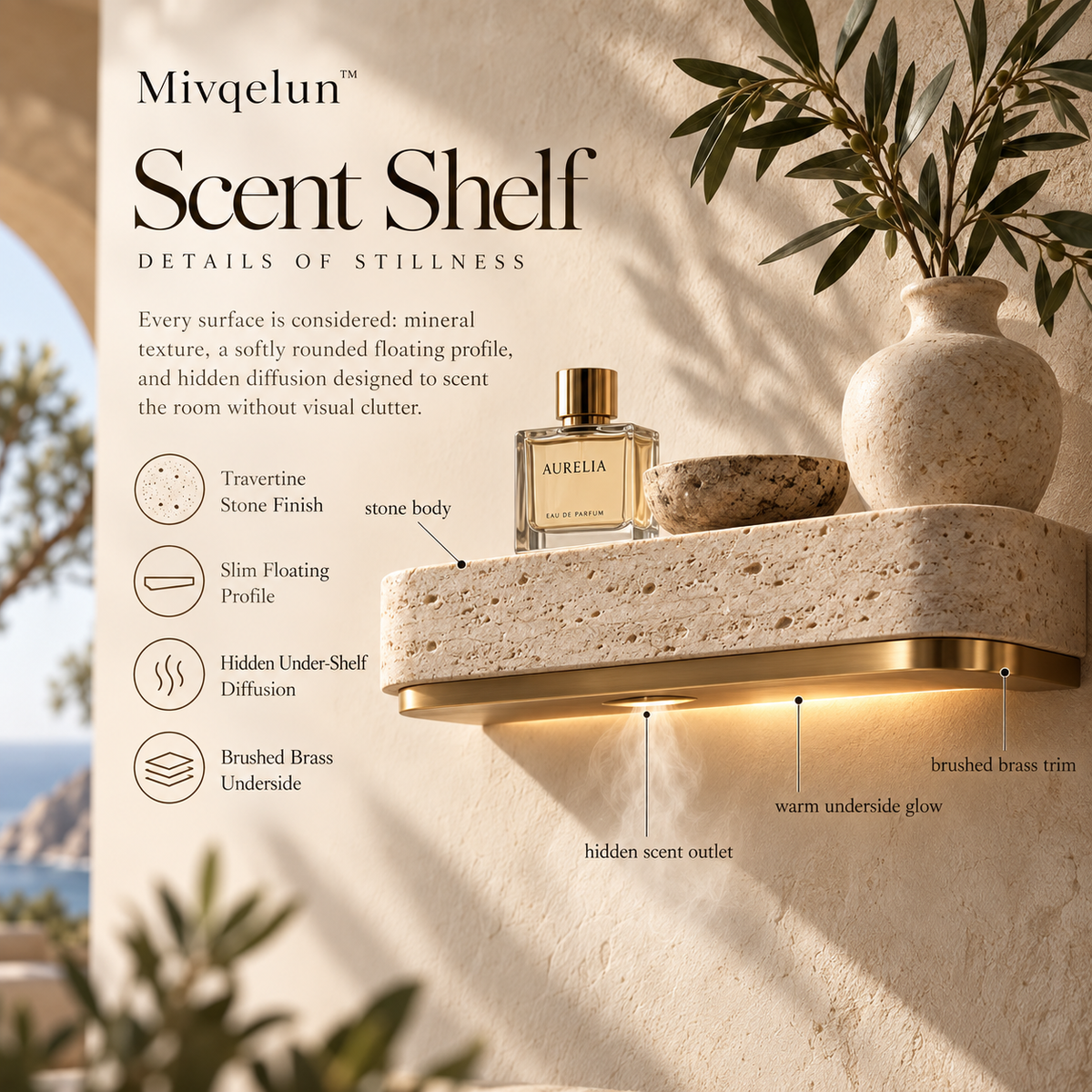 Mivqelun™ Scent Shelf